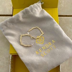 Miku hoop Kendra Scott gold earrings